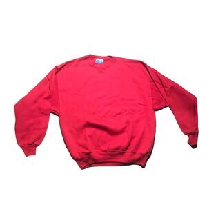Vintage Hanes Red Blank Crewneck sweatshirt XL